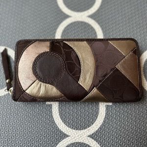 COACH patchwork collection wallet